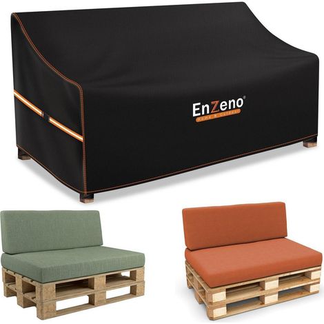 Abdeckhaube für Palettenbank 160x85cm, wasserdicht, 420D Oxford, für 3-Sitzer Gartensofa (1/5)