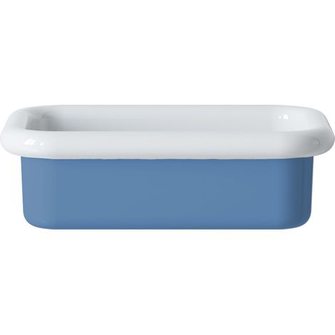 Lavabo retro de cerámica para colocar sobre encimera, 60 cm - True Colors Lite - Azul pastel (1/4)