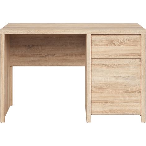 Schreibtisch Soren mit 1 Schublade und 1 Tür, Holzoptik, 65cm