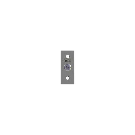 Bouton poussoir lumineux 40x100 no/nf porte URMET BA/OF/40100 (1/4)