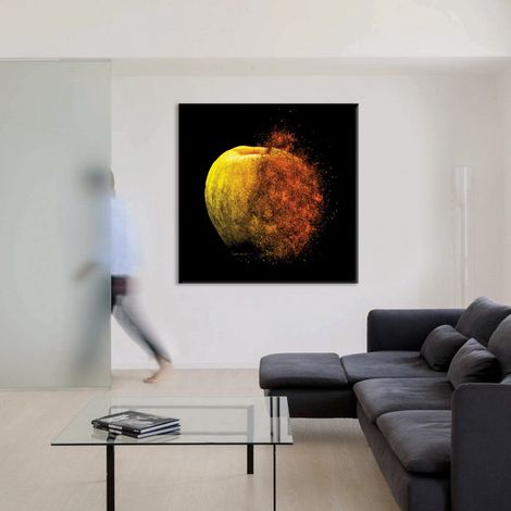 ABSTRACT 1104 - Tableau Canvas sur châssis en bois - Dimension : 100x100 cm (1/5)
