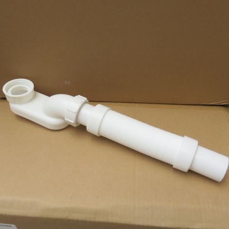 Bath & Shower Drain Hose Low Profile Flat Siphon Kit 1 1/2 P Freestanding Bath Hose (1/5)