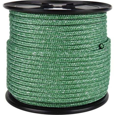 Carrete driza náutica 10 mm 100 m verde