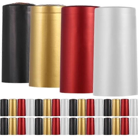 200 capsules thermorétractables pour bouteilles, bouchons de liège, accessoires pour le vin-6.00X3.00X3.00CM (1/3)