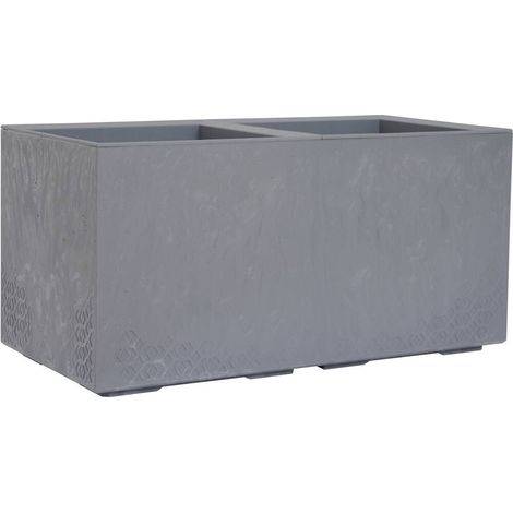 [NEUWERTIG] Siena Garden Faro Stone La936 70 Pflanzkasten Polypropylen Beton Optik332 B-Ware (1/2)