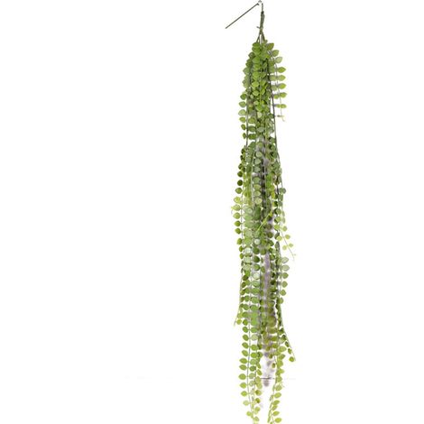 Plante artificielle suspendue, fausse vigne en plastique esthétique pour la décoration murale intérieure et extérieure (1/5)