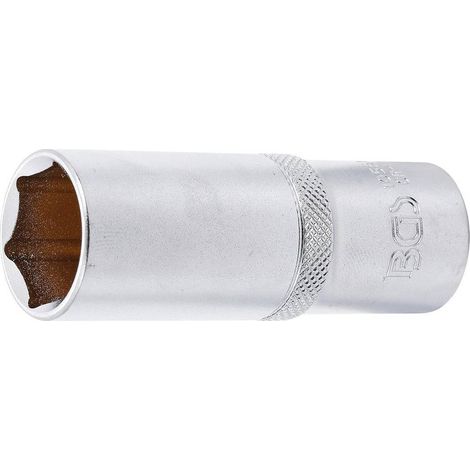 Douille Longue Six Pans 12,5 mm (1/2) - 21 mm - Acier Résistant - Prise Sûre et Durable, Zones Difficiles - D-Work