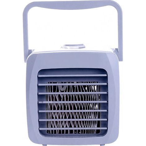 Mini climatiseur portable, ventilateur USB, refroidisseur d'air, humidificateur, purificateur silencieux pour maison et bureau (1/5)