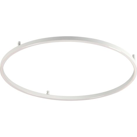 Ideal Lux Plafoniera Moderna ORACLE 1 luce LED integrato bianco alluminio