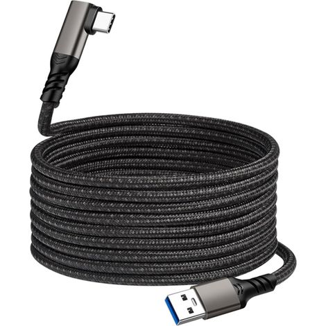 VR Link USB A to USB C 10Gbps Cable for Meta 3 and 2 Compatible with USB 3.2 Gen1 (0.5) (1/5)