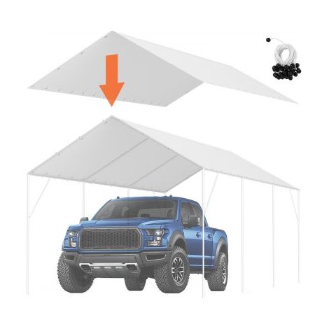 10'x20' Telo Sostitutivo per Posto Auto Coperto, Telo Riparo per (1/5)
