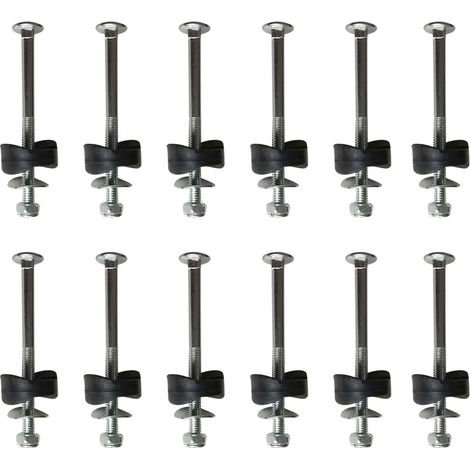 Sollbry Tornillos para trampolín (paquete de 12): tornillos de repuesto, accesorios para trampolín, fijaciones para trampolín grandes y pequeñas, espaciadores para trampolín, accesorios de fijación pa (1/4)