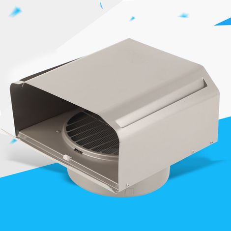 Chapeau de conduit de ventilation mural en acier inoxydable pour hotte aspirante, diamètre du tuyau : 150 mm (1/5)