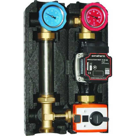 Module Hydraulique DN25 motorisé thermorégulé - Somatherm (1/3)