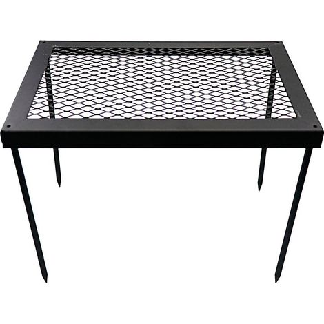 Table d'extérieur pratique en fer forgé, table de barbecue, égouttoir à vaisselle pour pique-nique (quadruple)