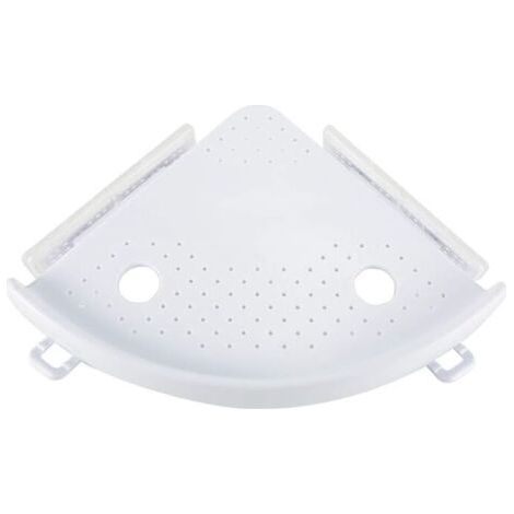 étagère d'angle de salle de bain Caddy de Douche à ventouse de bain de stockage de support mural d'angle Shampooing Douche de cuisine support de rangement organiseur