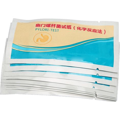 10 Tests H Pylori à Usage Unique - Résultats Rapides et Précis, Outil de Dépistage de l'Helicobacter Pylori Indolore et Hygiénique (1/5)