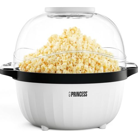 Machine à Pop-corn, 4,5 L, Tige de Brassage Motorisée, Plateau à Beurre, Couvercle Transparent, Bol Réversible, Facile à Nettoyer, Antidérapante, Compacte, 450W, 292980 (1/5)