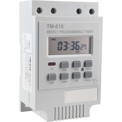 Relais temporisé numérique programmable 30 A pour 220 V, 17 (1/5)