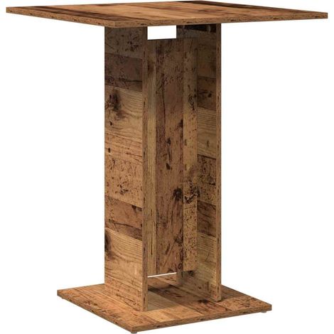 Maison Exclusive - Tavolo da Bistrot Legno Antico 60x60x75 cm in Truciolato