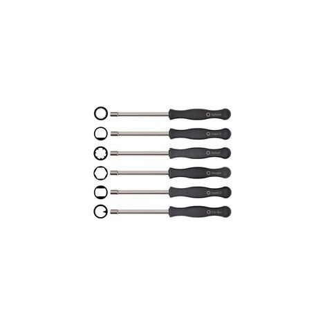 Jeu de tournevis pour carburateur, outil de réglage 6 pièces adaptable sur Husqvarna 125 135 136 137 141 141 235 235e 236 236e 240 240e 435 435e 440e de McCulloch Partner tronçonneuses Poulan (1/4)