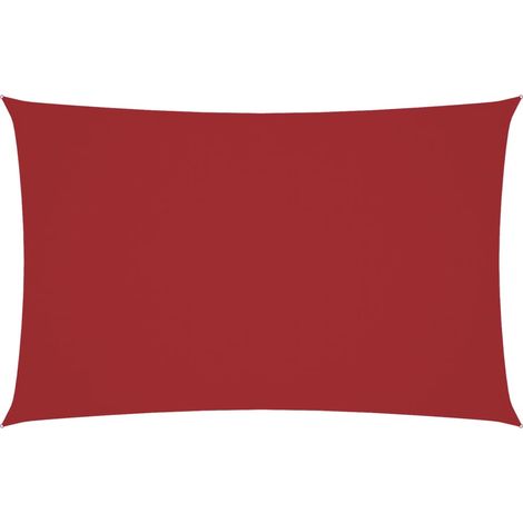 Maison Exclusive - Sonnensegel Oxford-Gewebe Rechteckig 4x7 m Rot
