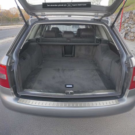 OMAC Ladekantenschutz Stoßstangenschutz für Audi A6 C5 Avant / Allroad 1997-2005 – Edelstahl Chrom (1/5)