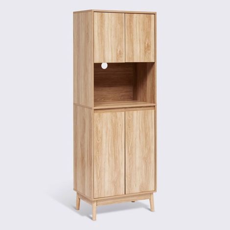 Buffet de cuisine 1 niche et 4 portes - Longueur 60 x largeur 40 x Hauteur 175 cm (1/5)