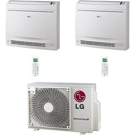 Climatizzatore Condizionatore LG Console R32 Dual Split Standard Inverter 9000 + 12000 BTU con U.E. MU2R17 NOVITÁ Classe A+++/A++ (1/2)