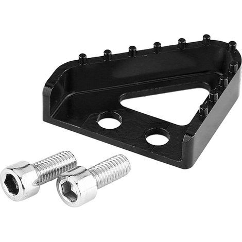 Pièce de frein CNC Aluminium pour moto RC125/200/390/690/990 : plaque d'appui antidérapante, noir, 18g, installation facile, modèles 125-530cc 2004-2010 (1/5)