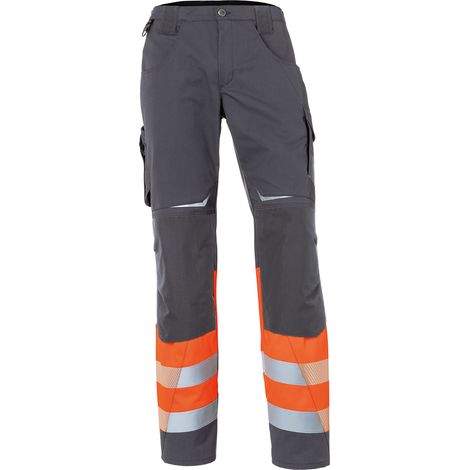 Kübler REFLECTIQ Hose Klasse 1 warnorange/anthrazit Gr. 56 (1/2)