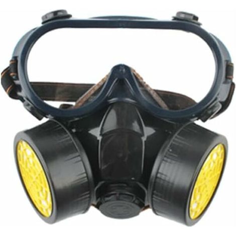 Doppeltank-Gasmaske, staubabweisend, Formaldehyd-/Lackschutz – Fei Yu