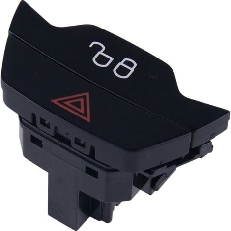 1519127 Interrupteur d'avertissement, Interrupteur de clignotant pour feux de détresse Interrupteur de signalisation de danger Interrupteur de signalisation de danger Remplacement 5 broches (1/5)