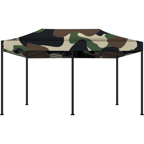 Kebon Tenda / Gazebo Per Giardino 3X6 Mt Impermeabile Tendone Pieghevole Per Fiere E Mercati Colore Camouflage (1/2)