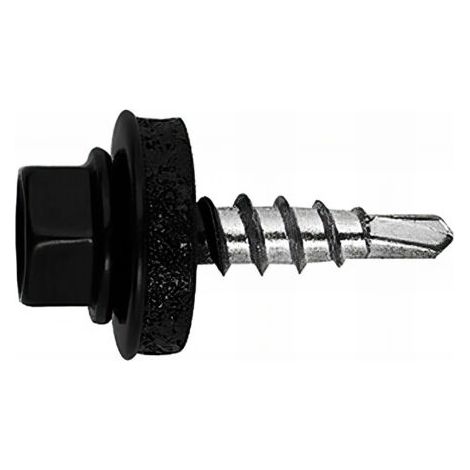 Lot de 250 vis autoperceuses 4,8 x 19 mm – Tête hexagonale SW8 – Acier zingué pour bois tendre et dur – Fixation panneaux sandwich (1/2)