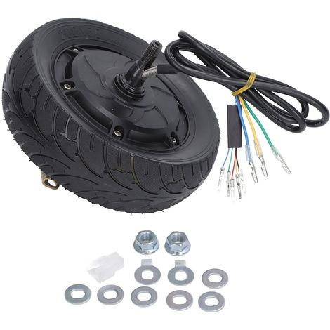 Moteur de moyeu de roue de 8 pouces, frein à tambour 36V-48V, 500W à 1200W, 1400 tr/min, étanche, universel, pour vélo et scooter électrique. (1/5)