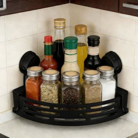 Étagère douche murale - Organiseur coin rangement pour salle bain toilette savon Aucuneary (1/5)