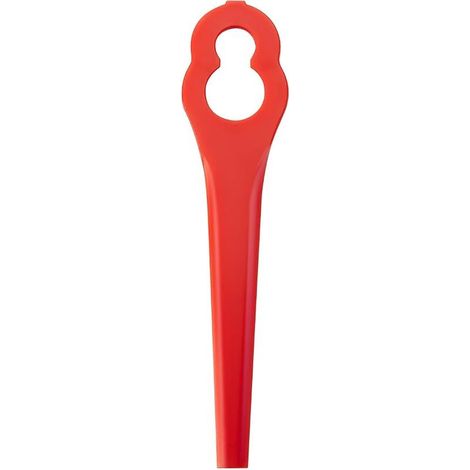 Packung mit 60 PA6-Ersatzklingen, kompatibel mit Einhell GE-CT 18 Li, GC-CT 18/24 Li, BG-CT 18 Li, RG-CT 18 Li Rasentrimmern kompatible Kunststoffklingen für Einhell Akku-Rasentrimmer (1/5)