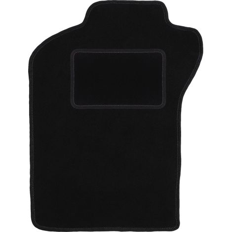 Tapis de sol conducteur en velours pour : Fiat Coupé (1993-2000) noir (1/5)