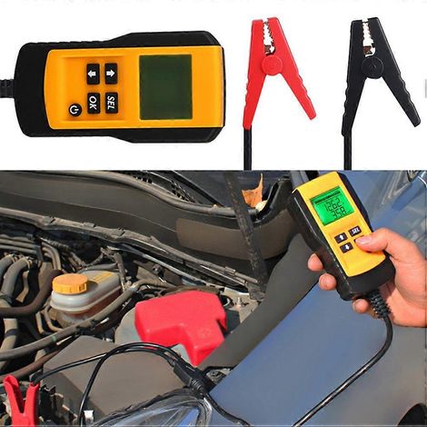Testeur de batterie automobile 12V AE300, analyseur de système numérique LCD pour véhicules automobiles, testeur de tension et d'ohms de batterie, outil de diagnostic (1/5)