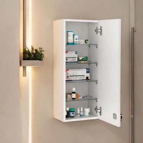 Meuble de salle de bain 5 niveaux 30 x 20 x 70 cm (1/5)