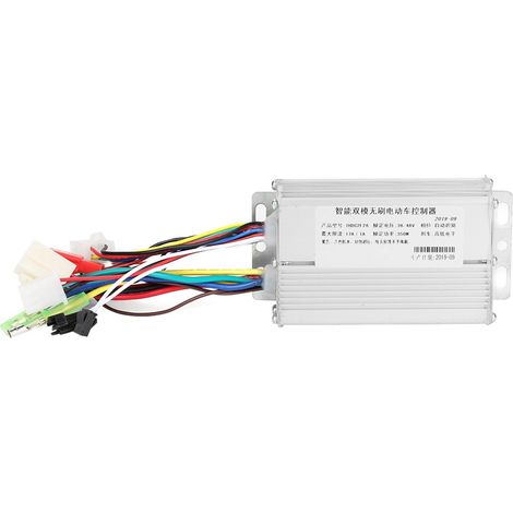 Contrôleur de moteur sans balais 36V/48V 350W, fabriqué en alliage, adapté aux vélos et scooters électriques. (1/5)