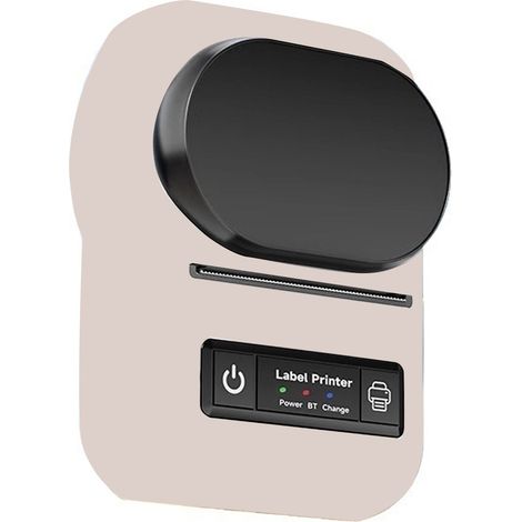 Ortviai Imprimante Thermique pour Étiquettes Portable Compacte Rose – Idéale pour Maison, Bureau et Magasin