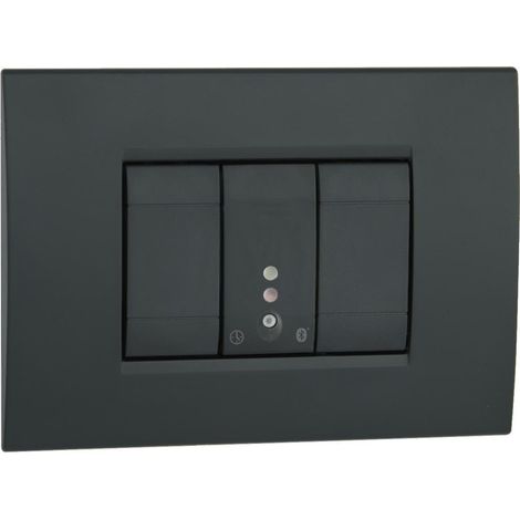 Vemer mini time grigio interruttore orario/astronomico incasso ve798300