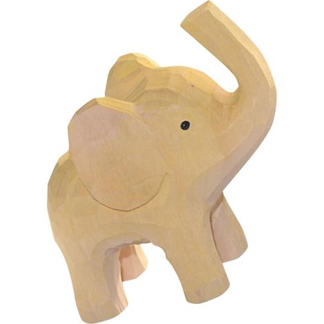 Ornement Éléphant en Bois Créatif Résistant à l'usure pour Décoration Maison et Bureau, pour Salon ou Table à Manger (1/5)