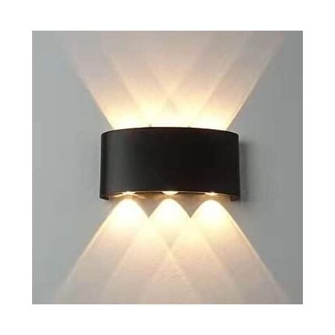 Appliques murales, lampe murale extérieure étanche éclairage de jardin aluminium intérieur chambre salon escalier couloir applique murale