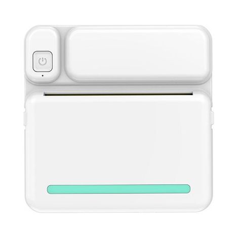 Mini imprimante thermique bleue – Imprimante portable de poche pour les études, les notes, les étiquettes et une utilisation au bureau avec Bluetooth (1/5)