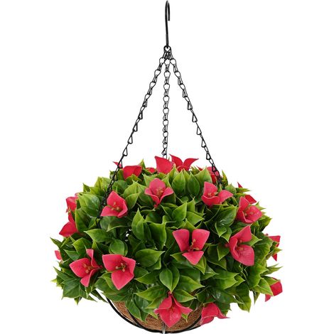 Künstliche Blumen Rosig 33 x 33 x 44 cm PE und Stahl vidaXL (1/5)