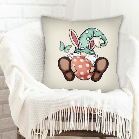 Housse de coussin décorative à la mode pour la maison solide pour Noël, anniversaire, ou toute occasion (1/5)