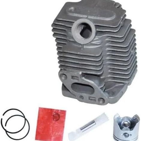 Cylindre adapté pour tondeuse et pulvérisateur Mitsubishi TU26 1E33F, diamètre 33 mm, ensemble cylindre de remplacement compatible pour moteur 26cc type 1E33F